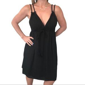 Double zero black dress